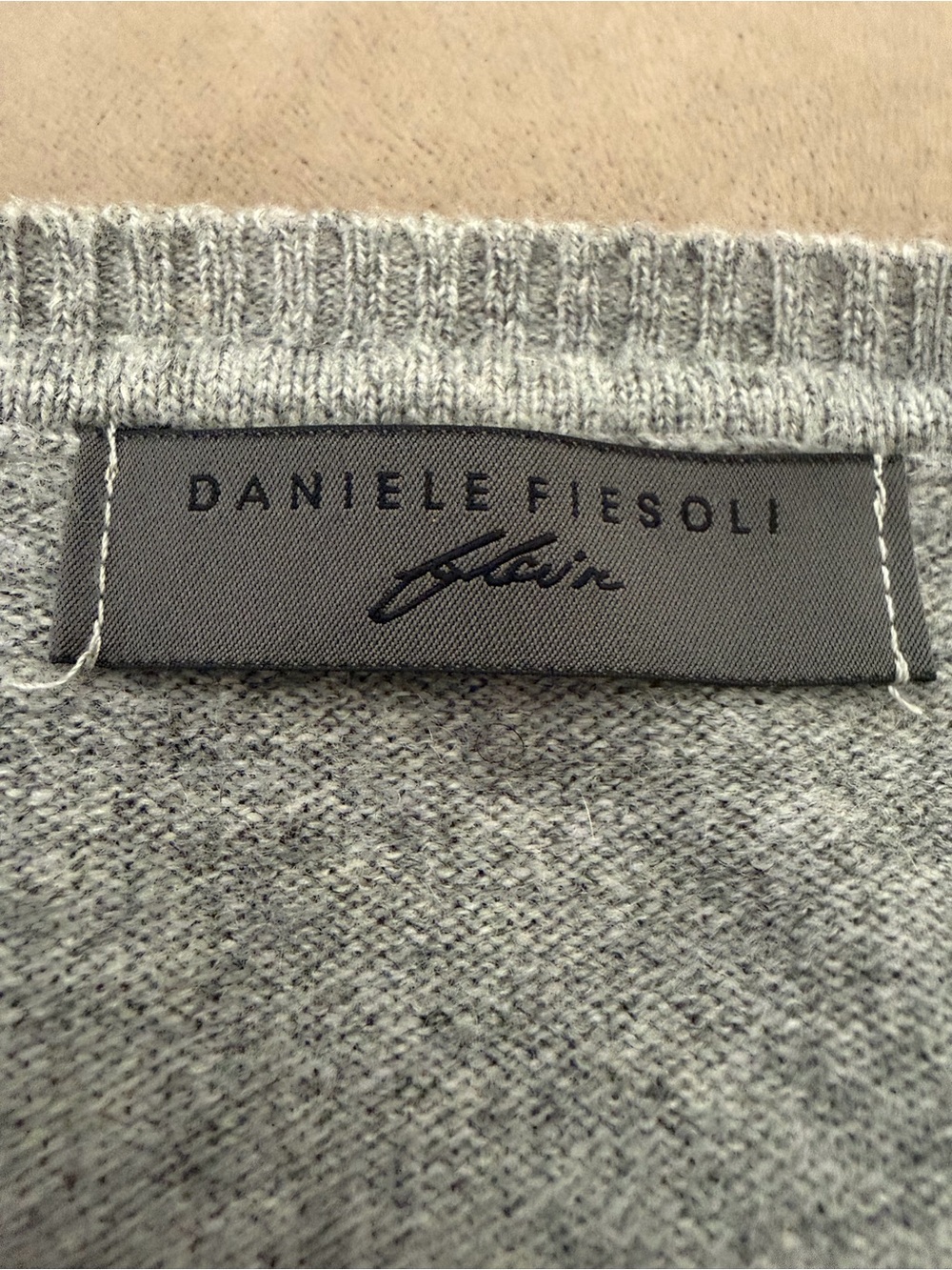 Daniele Fiesoli Italy Studded Merino Cashmere Cardigan XS - Picture 16 of 16